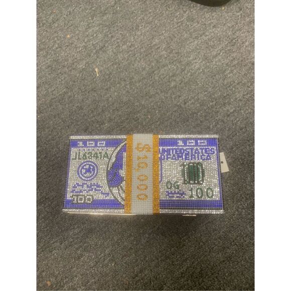 Bling Dollar Bill Bag - Picture 9 of 12